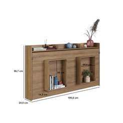 Cama Solteiro Art in Móveis CH1080 Mel SE