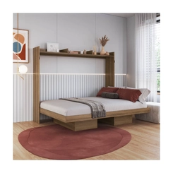 Cama Casal Art in Móveis CH1140 Mel SE