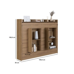Cama Casal Art in Móveis CH1140 Mel SE