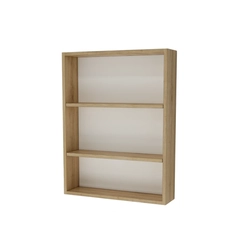Conjunto de Banheiro Estilare Com Cuba CNJC4009 4 Portas Carvalho/Branco SE