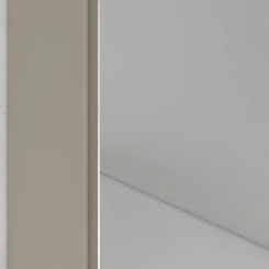 Conjunto de Banheiro Estilare Sem Cuba CNJ4033 4 Portas Nude/Carvalho SE