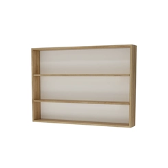 Conjunto de Banheiro Estilare Sem Cuba CNJ4036 4 Portas Carvalho/Branco SE