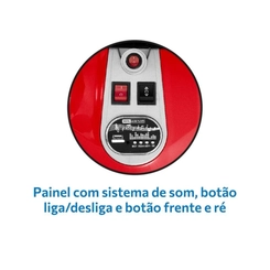 Moto Elétrica Infantil Speed GT Bandeirante 2923 Preto/Vermelho