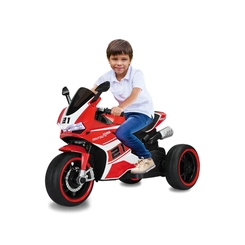 Moto Elétrica Infantil Speed GT Bandeirante 2923 Preto/Vermelho