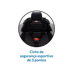 Carro Elétrico Infantil Audi RS E-Tron GT R/C Bandeirante 2757 Azul