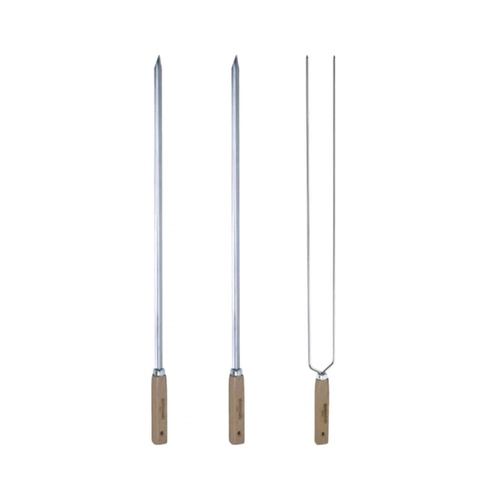 Conjunto de Espetos Simonaggio 353.303.9132.400 3 Espetos Inox