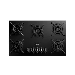 Cooktop 5 Bocas Mesa de Vidro Consul CD075BEUNA Preto Bivolt