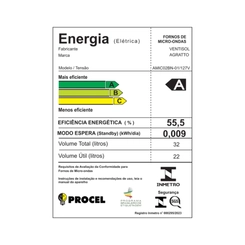 Micro-Ondas 32 Litros Agratto 1400 Watts Branco