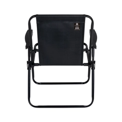 Cadeira de Aço Mor Alta 002059 Suporta 110kg Preto