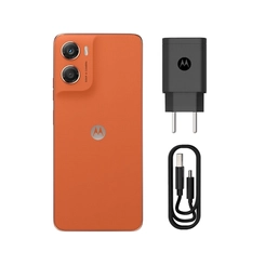 Smartphone Motorola G06 128GB 4GB RAM Tela 6.9" Câmera 50MP e Selfie 8MP Laranja