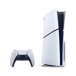 Console Video Game Playstation PS5 Slim Disc 1TB CFI-2114A com Controle Sem Fio Branco