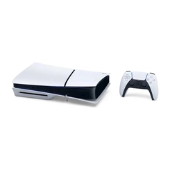 Console Video Game Playstation PS5 Slim Disc 1TB CFI-2114A com Controle Sem Fio Branco