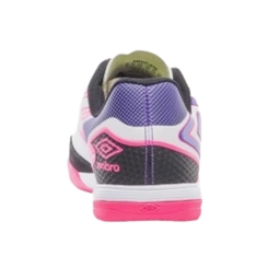 Chuteira Futsal Masculino Umbro Pro 5 Bump Club Branco/Preto/Elec Purple