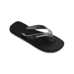 Chinelo Masculino Havaianas Dual 4145602 Preto Cinza