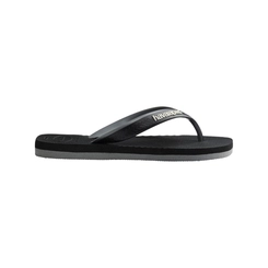 Chinelo Masculino Havaianas Dual 4145602 Preto Cinza