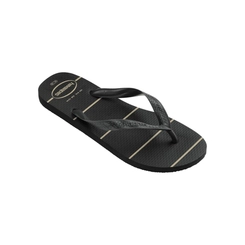 Chinelo Havaianas Linhas Masculino Preto