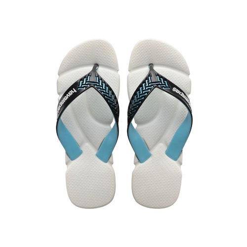Chinelo Havaianas Masculino Branco/Preto/Azul
