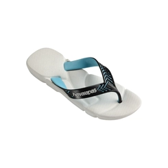 Chinelo Havaianas Masculino Branco/Preto/Azul