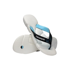 Chinelo Havaianas Masculino Branco/Preto/Azul