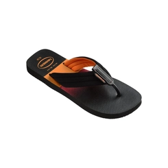 Chinelo Havaianas Masculino Preto/Laranja