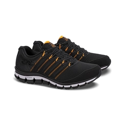 Tênis Masculino Olympikus Dynamic Preto/Laranja