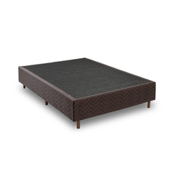 Conjunto Colchão de Molas + Box Casal Kappesberg Plenno 56x138x188cm Marrom