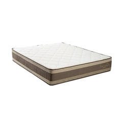 Conjunto Colchão de Molas + Box Casal Kappesberg Inverno/Verão 56x138x188cm Marrom