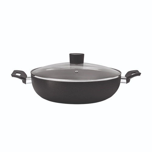 Panela Wok Brinox com Tampa Ebony Preto