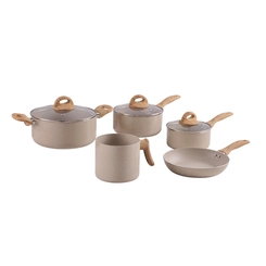 Conjunto de Panelas Brinox 5 Peças Smart Plus Areia