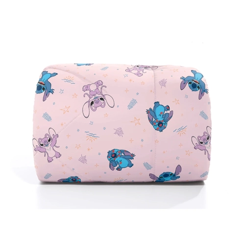 Edredom Infantil Hedrons Stitch Rosa