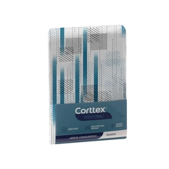 Lençol com Elástico Queen Size Corttex Microtec Sortido