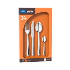 Faqueiro Brinox Siena 24 Peças Inox