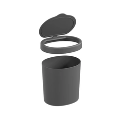 Lixeira Coza Basic 2,5L Cinza
