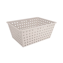 Cesta Organizadora 13,5L Coza One Maxi Cinza Claro