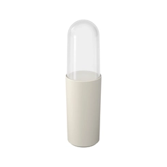 Porta Escova de Dente Coza Serene Cinza Claro