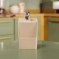Dispenser para Detergente e Esponja Slim Uz Capuccino
