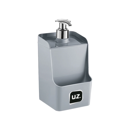 Dispenser para Detergente e Esponja Slim Uz Cinza
