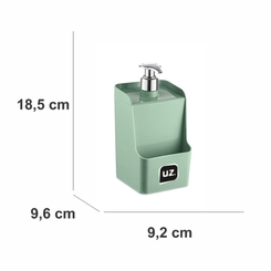 Dispenser para Detergente e Esponja Slim Uz Verde