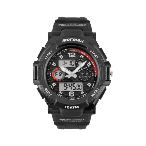 Relógio Masculino Mormaii Mom8032p/8r Action Multifunções Preto