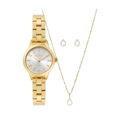 Relógio Condor Co2035nwm/k4x Analógico Feminino Dourado com Acessórios