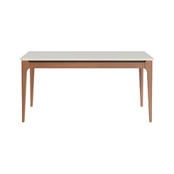 Mesa de Jantar para 6 Lugares Província 184x77,2x90cm Natural/Off White
