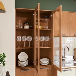 Cristaleira Kappesberg Linna T725 2 Portas Canela