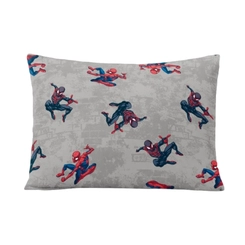 Travesseiro Hedrons Homem-Aranha Cinza