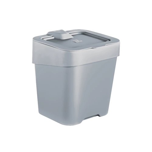 Lixeira Pia Slim 2,5L Uz Cinza