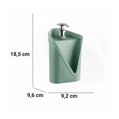 Dispenser para Detergente e Esponja Click Uz Verde