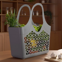 Bolsa Flexa Uz Cinza