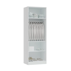 Guarda-Roupa Castro Requinte 7220M1 2 Portas Branco Line SE