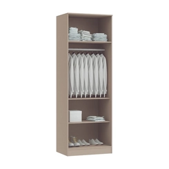 Guarda-Roupa Castro Requinte 7220M1 2 Portas Duna Line/Macadâmia SE