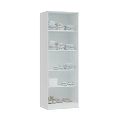 Guarda-Roupa Castro Requinte 20CL1 Sem Portas Branco Line SE