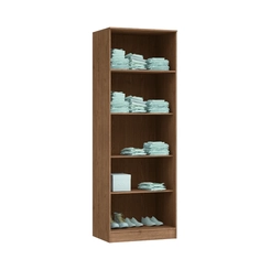 Guarda-Roupa Castro Requinte 20CL1 Sem Portas Macadâmia SE